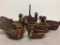Lot of Vintage Wicker Duck Baskets