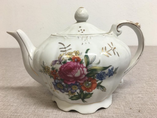 Hand Painted Porcelain Musical Teapot