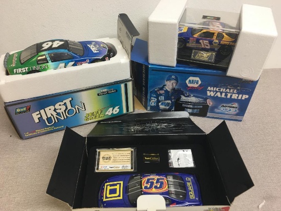 Group of Three Nascar Scale Die Cast Cars