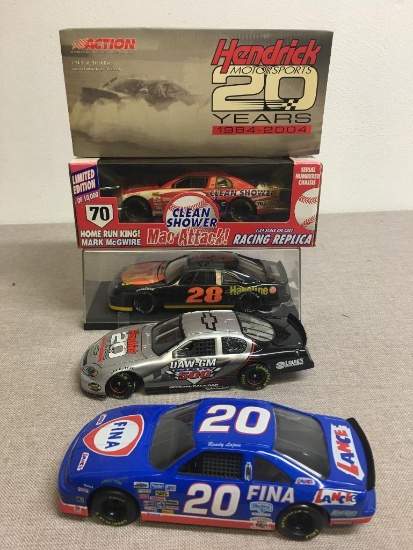 Group of Four Nascar Scale Die Cast Cars