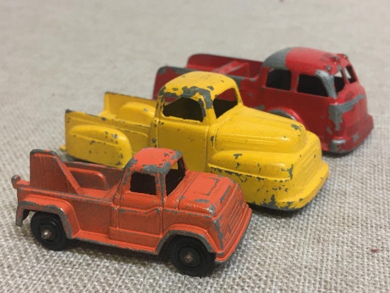 Group of Three Vintage Tootsie Toy Die Cast Cars