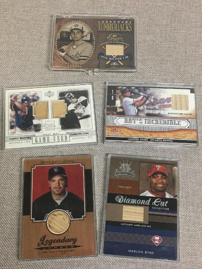Group of Misc Game Bat Baseball Trading Cards