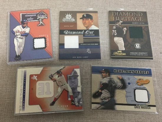 Group of Misc Game Jersey Baseball Trading Cards