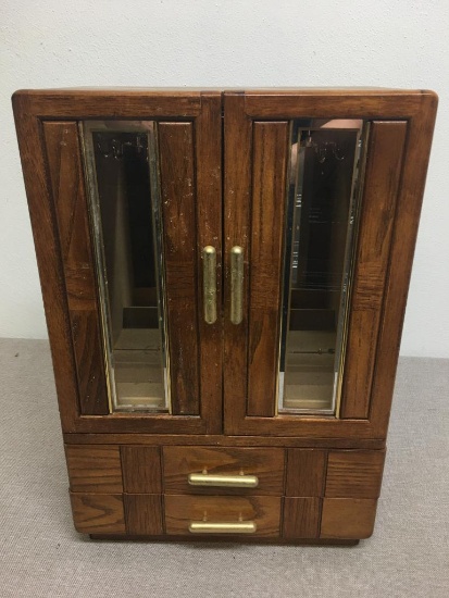 Vintage Wood Jewelry Box