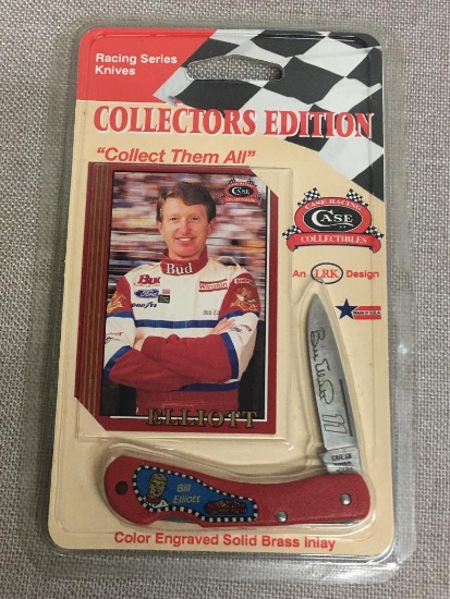 Vintage Case Pocket Knife Collectors Edition "Bill Elliott" New in Package
