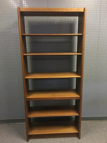 Mid Century Modern Bookshelf w/5 Shelves