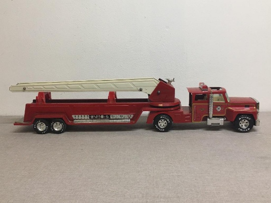Vintage Metal Nylint Aerial Hook N Ladder Fire Truck (2 Pieces)