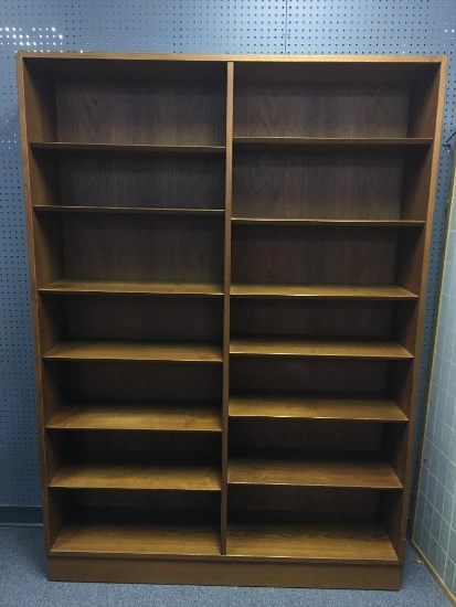 Mid Century Modern Bookshelf w/14 Shleves