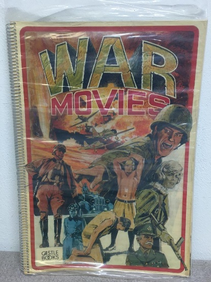 Vintage "War Movies" Book by Castle Books
