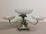 Vintage Swan Silverplate Centerpiece