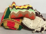Three Handmade Afghans