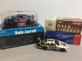 Two Nascar Dale Jarrett Scale Model Cars