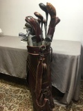 Taylor Made Set of Golf Clubs and Bag