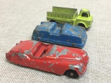 Group of Three Vintage Tootsie Toy Die Cast Cars