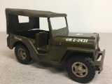 Vintage Plastic Tonka Military Jeep