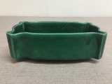 Vintage Dark Green UPCO 295 Ceramic Planter