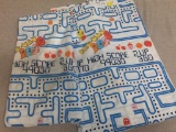 Vintage Twin Set of Pac Man Sheets - Gently Used