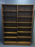 Mid Century Modern Bookshelf w/14 Shleves