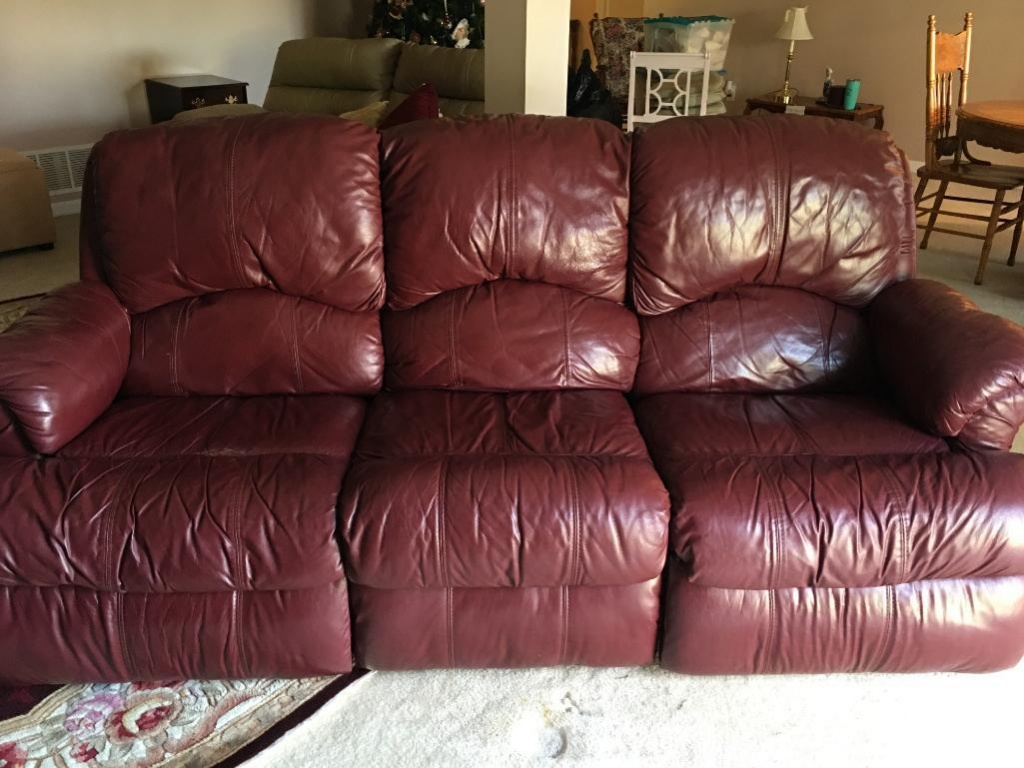 Sofa Express Leather Couch Baci Living Room