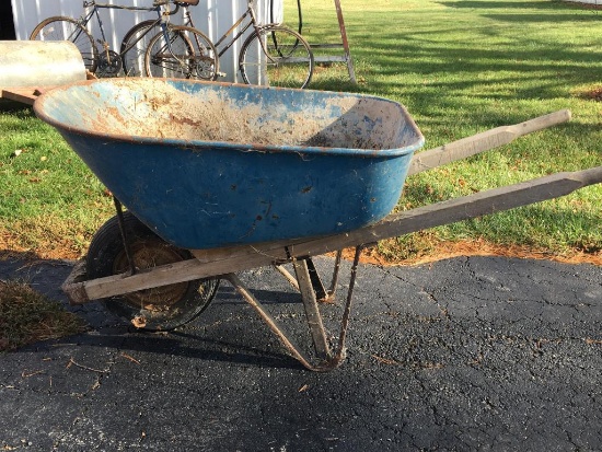 Vintage Craftsman Wheel Barrow