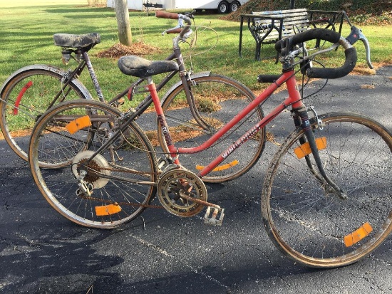 Ross Eurotour and Huffy Windsprint Bikes as Pictured