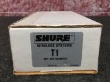 Shure Wirless Systems T1, Body Pack Transmitter192.200 Freqency Mhz in Box