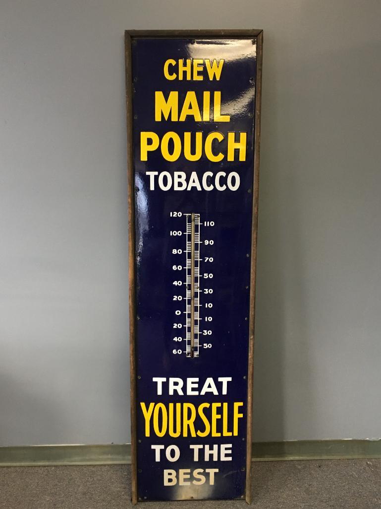Vintage Chew Mail Pouch Tobacco Porcelain