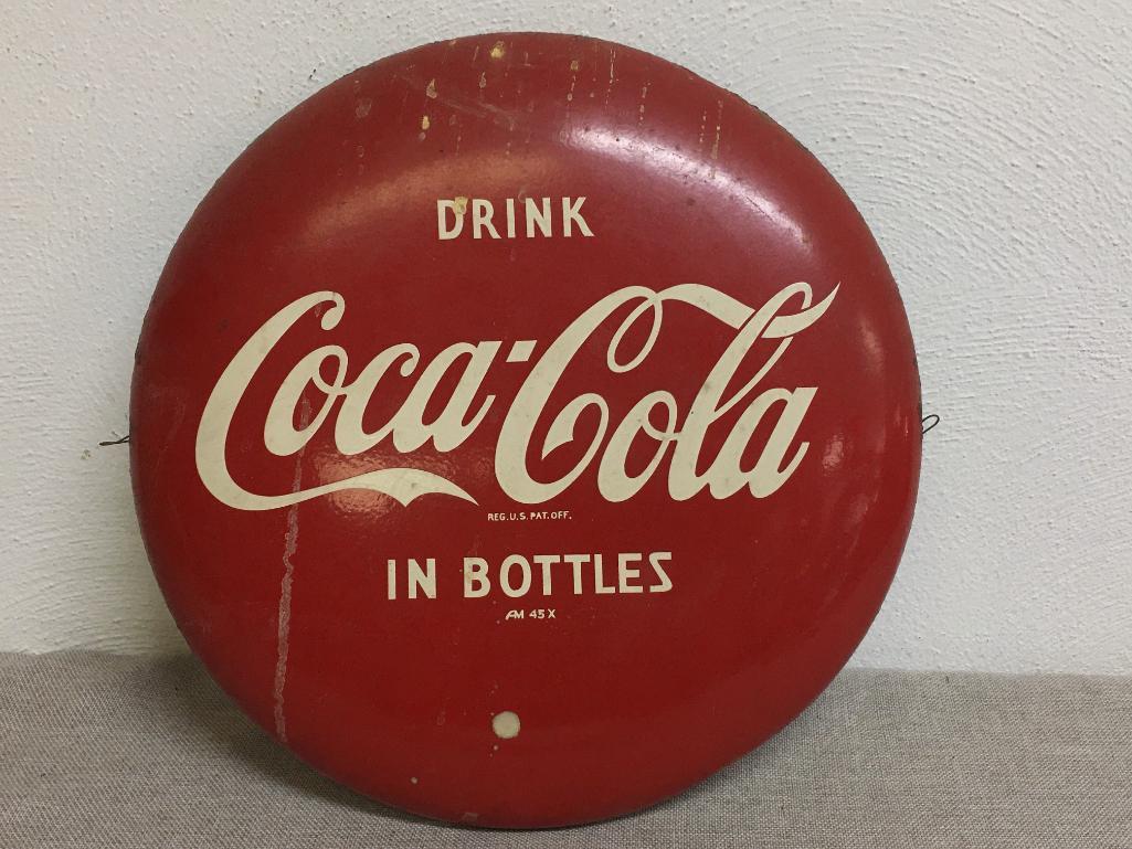 Vintage Metal Coca Cola Sign | Proxibid