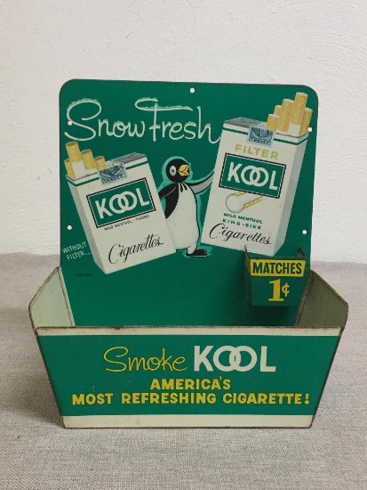 Vintage Kool Cigarette Metal Display