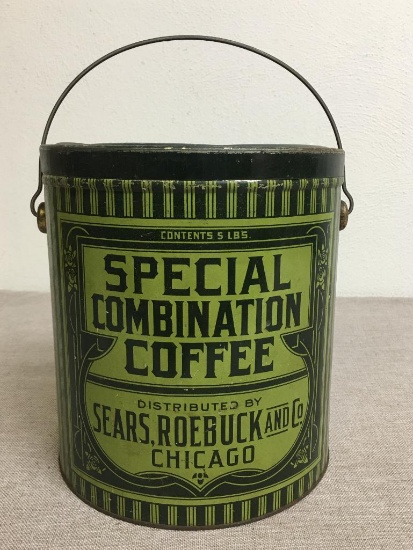 Vintage Sears, Roebuck and Co. Chicago Tin Can