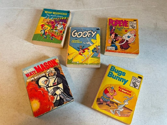 Group of 5 Vintage, Big Little Books in Condition as Pictured