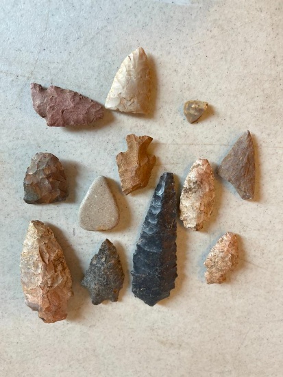 Group of Arrow Heads as Pictured