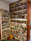 Wall of Collector Cone Top Beer Cans