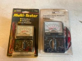 Pair of Multi-Meters in Original Packages, One Appears to Have Been Used