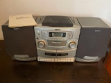 Sony Boombox CD, Radio and Cassette Recorder Model CFD-ZW755