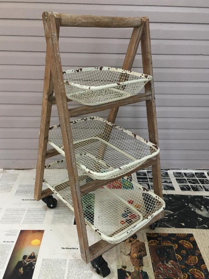 3 Tier Display Piece with Baskets