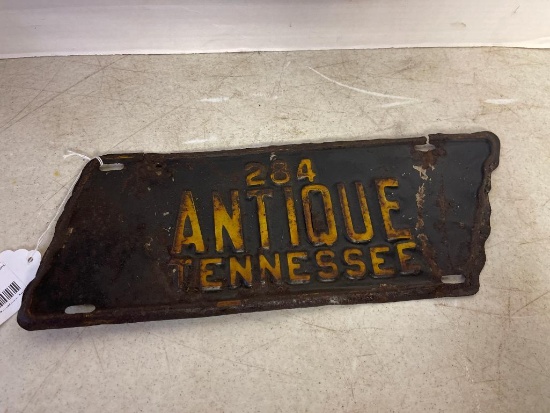 Antique Tennessee License Plate #284