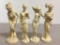 Group of 4 Greek Roman Nude Sculptures