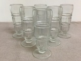 Group of Vintage Malt Milkshake Glasses