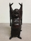 Vintage Wood Carved Budda