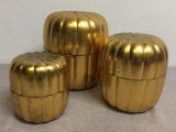 Gold Color Plastic Nesting Bowls