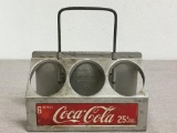 Vintage Aluminum Coca-Cola 6 Pack Carrier
