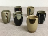 Group of 6 Oriental Pottery Tea Cups