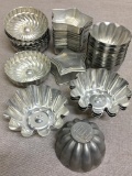 Group of Vintage Aluminum Jello Molds