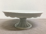 Antique Ironstone Raised Cake Plate