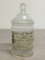 Vintage Rheumatic and Neuralic Paste Glass Jar