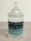 Vintage White Beaver's Cough Cream Glass Jar