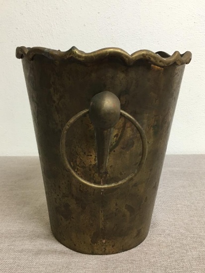 Vintage Brass Planter