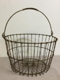 Vintage Wire Farmhouse Basket