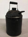 Antique Metal Oil/Kerosene Can w/Spout